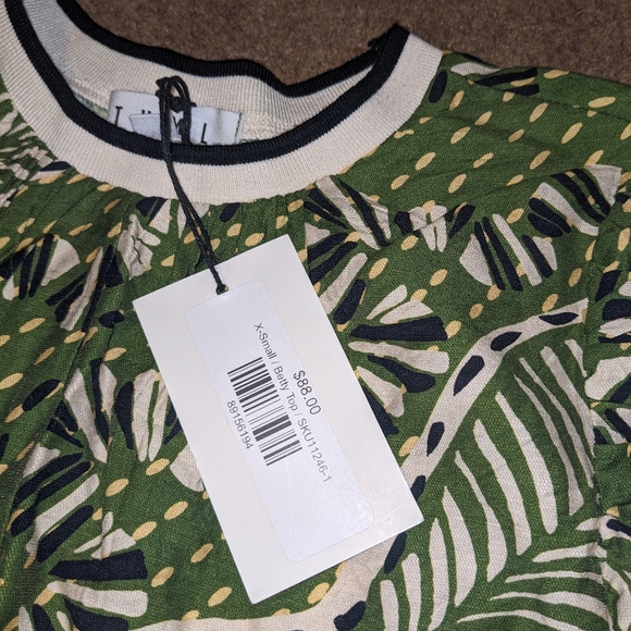 THML. XS. Betty top, green - Picture 2 of 3
